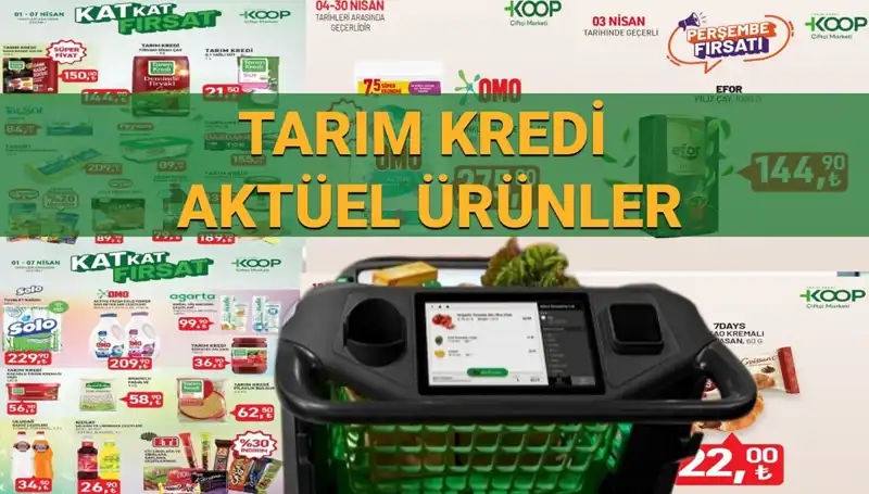Nisan Ayında Tarım Kredi Kooperatifi Marketleri’nde Müthiş İndirimler