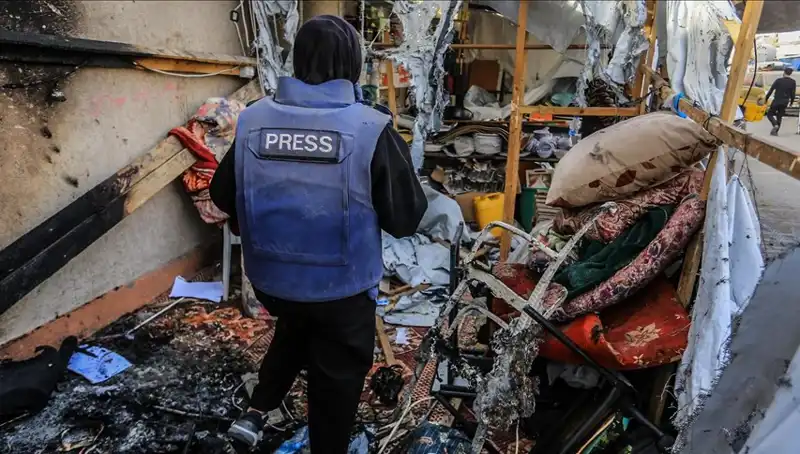 İsrail’den Şok Açıklama: Gazetecilerin Çadırını Hedef Aldık!