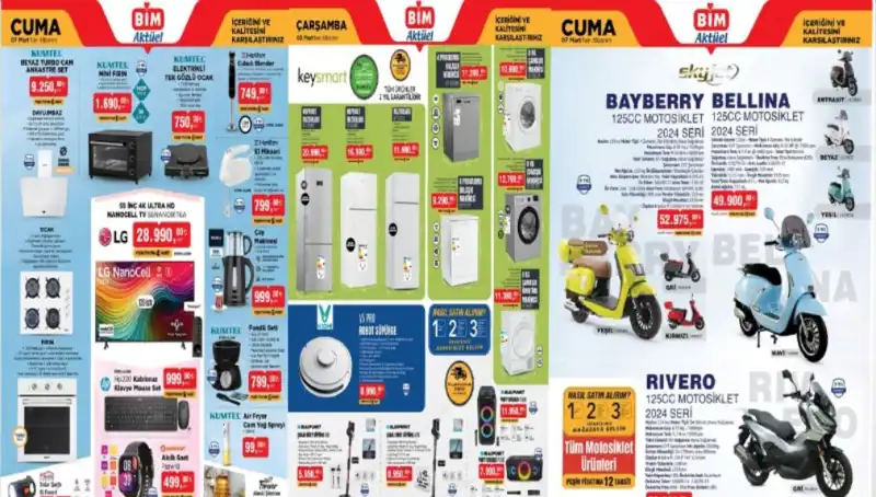 BİM’de Heyecan Verici İndirimler: 4-7 Mart Aktüel Ürünler Kataloğu