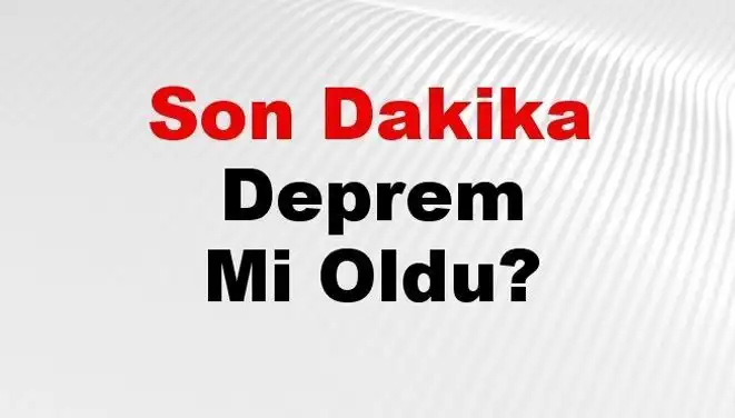 Bursa'da Son Dakika Deprem: Nerede ve Ne Şiddette Oldu?