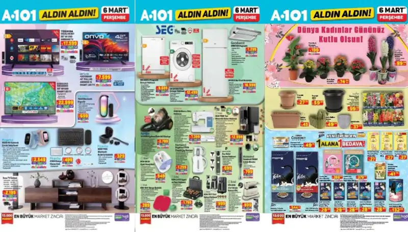 A101 6 Mart Aktüel Ürünler Kataloğu: Elektrikli Aletler ve Ev Eşyalarıyla Dolu