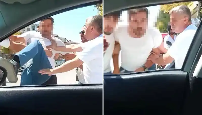 Dolmuş Şoförünün Trafikte Yarattığı Dehşet Anları İzleyenleri Şoke Etti