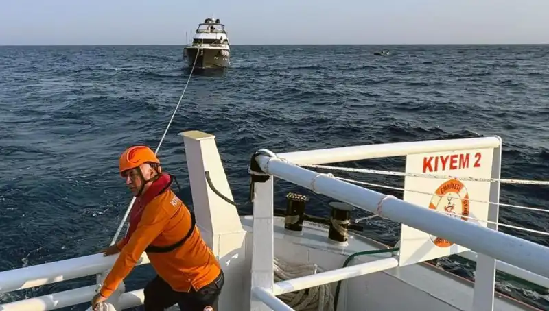 Marmaris'te Açık Deniz Macerası: Sürüklenen Tekne Kurtarıldı!