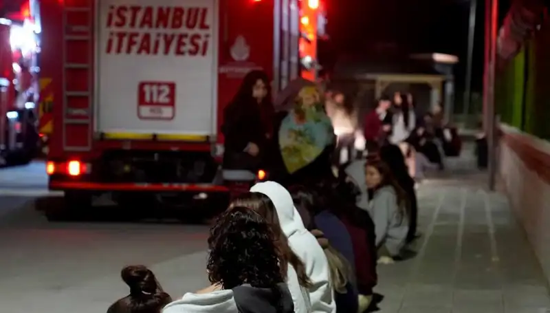 2500 Kişilik Kız Öğrenci Yurdunda Yangın: Panik ve Kurtarma Anları