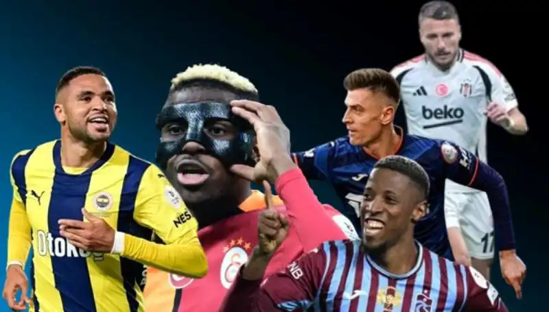 Süper Lig Gol Krallığı Yarışında Osimhen, Banza ve En-Nesyri Başı Çekiyor