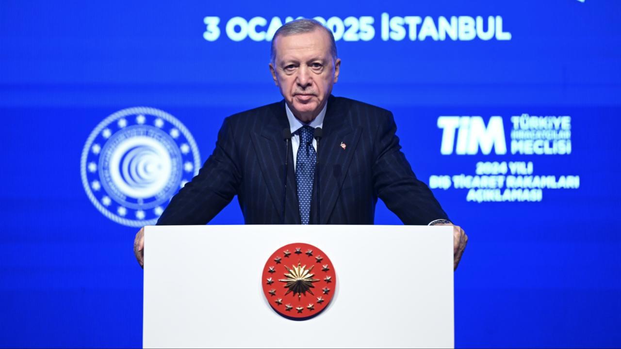 Cumhurbaşkanı Erdoğan: 2024 yılında ihracat rakamı 262 milyar dolara ulaştı