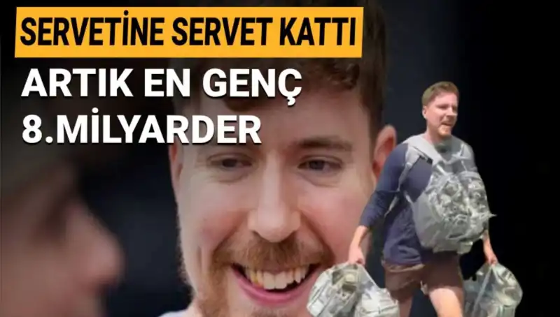 Youtube'dan Zirveye: MrBeast, En Genç 8. Milyarder Olma Yolunda